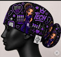 Purple Tech Scrub Cap
