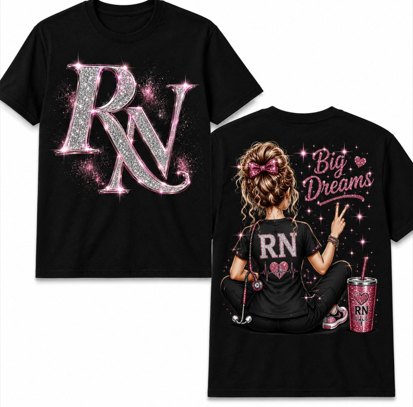 Big dreams tee black